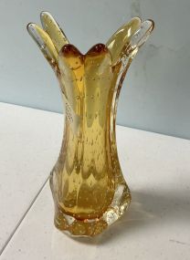 8.5 Murano Style Art Glass Vase