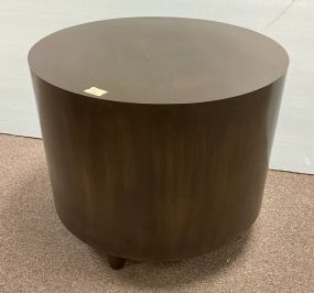 Bruno Metal Cylinder Cocktail Table 21"h., 24"dia