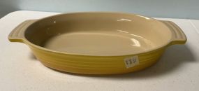 Le Creuset Yellow Oval Baker Casserole 13"w