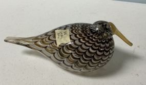 9"w ittala Oiva Toikka Eurasian Woodcock