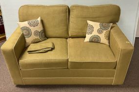 Henredon Upholstered Two Cushion Sofa 4'8
