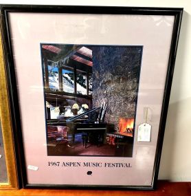 1987 Aspen Music Festival Poster