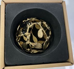 Michael Aram Mistletoe Globe Ornament