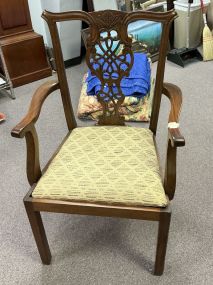 Georgian Style Mahogany Arm Chair