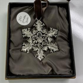 L Objet Snowflake 1st Edition Silver tone
