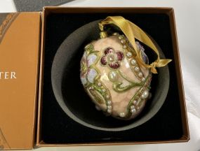 Jay Strongwater Christmas Ornament 3.5"