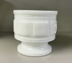 Randall Milk Glass Vase 5"h