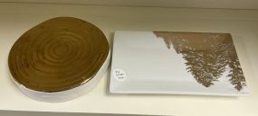 Threshold Salad Server and Dish