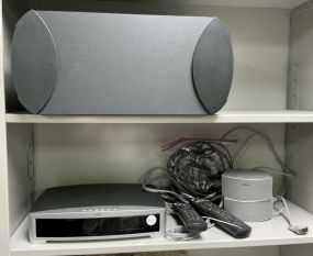 Bose Radio System with Remotes and Speakers