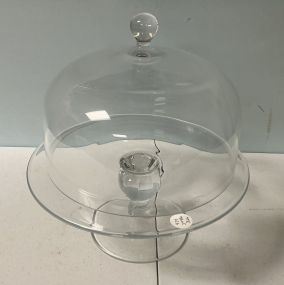 Clear Glass Cake Stand