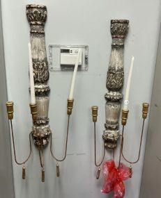 Ballard Designs Valleta Painted Wall Sconces 32"h