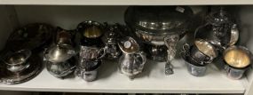 Large Collection of Silver Plate Serving Ware