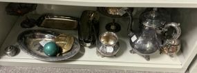 Large Collection of Silver Plate Serving Ware