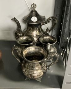 VTG Silver Plate Service Set
