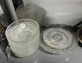 Anchor Hocking Wexford Clear Glass Bowls