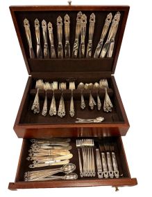 131.61 ozt International Sterling Royal Danish Pattern Flatware