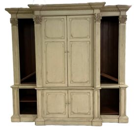Habersham entertainment Center  102"h., 105"w, 30"d
