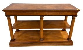 32"h., 54"w., 20"d Italian Provincial Wall Console Table