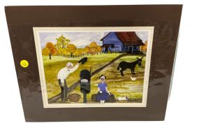 Alice Moseley Glory be Here Comes the Check Print