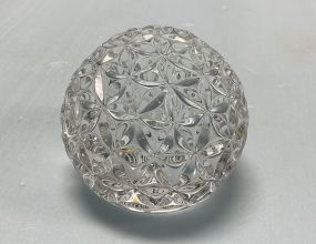 Waterford Time Square 2000 Crystal Ball 3"h