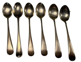 2.468 ozt 6 Sterling Spoons