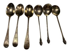 1.965 ozt 6 Assorted Sterling Spoons