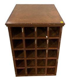 Cubby Hole Cabinet 28"h., 21"w, 25"d