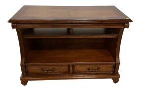 Modern Cherry Media Cabinet 31"h., 44"w., 20"d