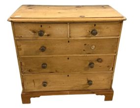 Antique English Pine Chest of Drawers