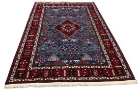 5'7 x 8'5 Persian Tribal Style Hand Knotted Wool Rug