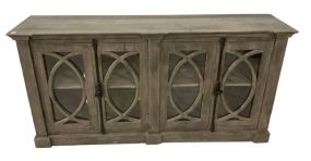 Coast to Coast Imports Crescent 4 Door Credenza 35"h., 71"w. 16"d