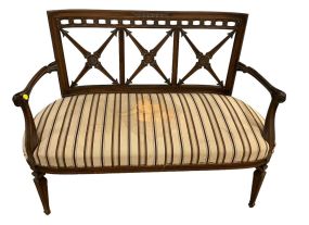 French Provincial Distressed Settee