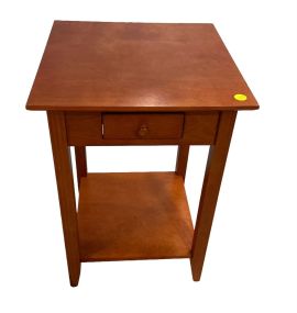 Modern Cherry Side Table