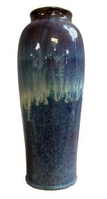 Handmade Glazed Clay Vase 12"h