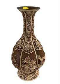 Arnart Imports Resin over Brass Vase 12"h