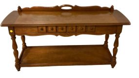 Late 20th Century Sofa Table 25"h., 52"w.