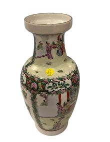 19"h Chinese Famille Rose porcelain vase