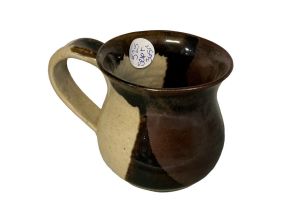 Handmade Ceramic Mug, Signed 3"h