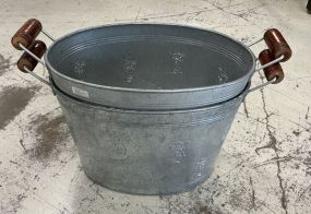 Two Ole Miss Beverage Tin Containers