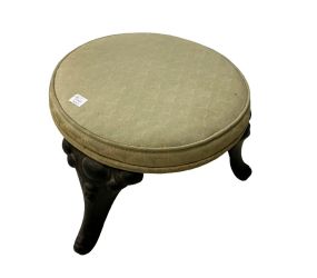 VTG Traditional Small Footstool 14"w