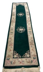 2'6 x 10' Chinese Oriental Wool Runner Rug