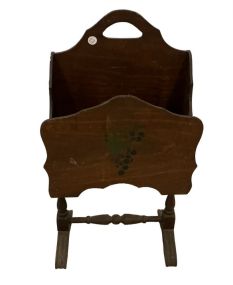 VTG Newspaper/Magazine Rack 29"h