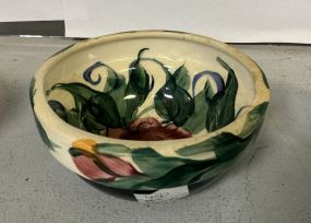 Pam Sharp 1995 Ceramic Bowl, Signed 5"d