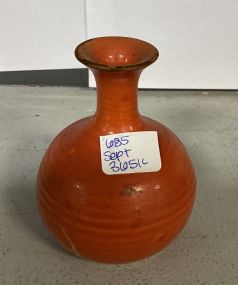 Signed Pigeon Forge Pottery Vase 4.5"h