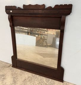 VTG Eastlake Victorian Oak Dresser Mirror