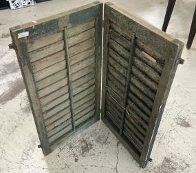 Rustic Old Wood Shutters