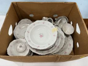 Set of Mikasa Fine China La Fleur Pink Set