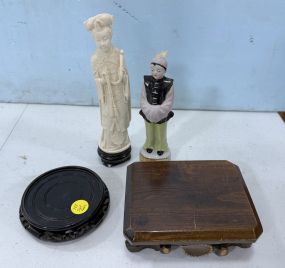 Occupied Japan Figurine and Resin Empress