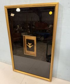 Shadow Frame Decorative Wall Artwork 34"h., 21"w