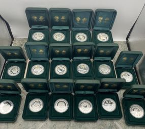 Sydney 2000 Olympic Coin Collection – Silver Proofs (17 coins)